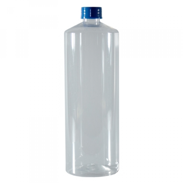 Leerflasche 1 Liter PET mit Schraubverschluss