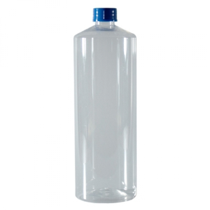 Leerflasche 1 Liter PET mit Schraubverschluss