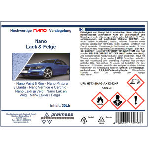 Nano Lack & Felge 30 Liter