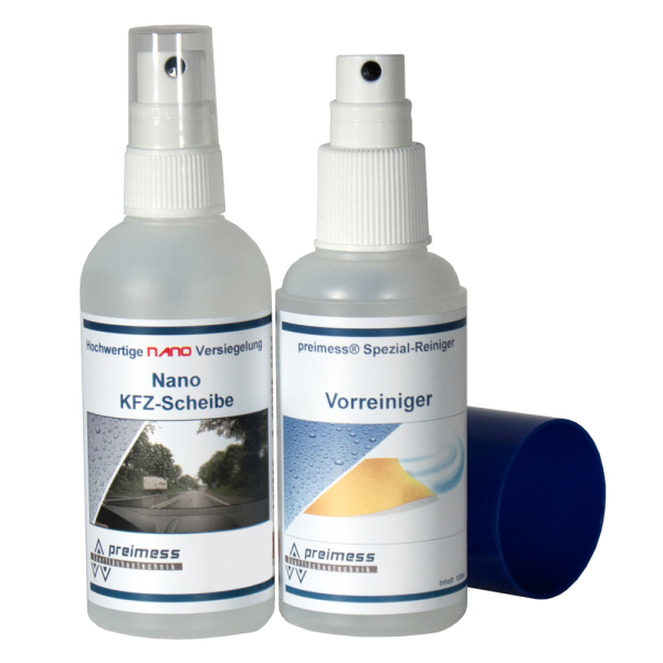 COAT-UP! Nano Versiegelung Scheibenversiegelung Auto mit Lotoseffekt 2 x  500 ml - Regenabweiser und Glasversiegelung Spray mit Anti Regen Effekt für  ca. 40 Windschutzscheiben : : Auto & Motorrad